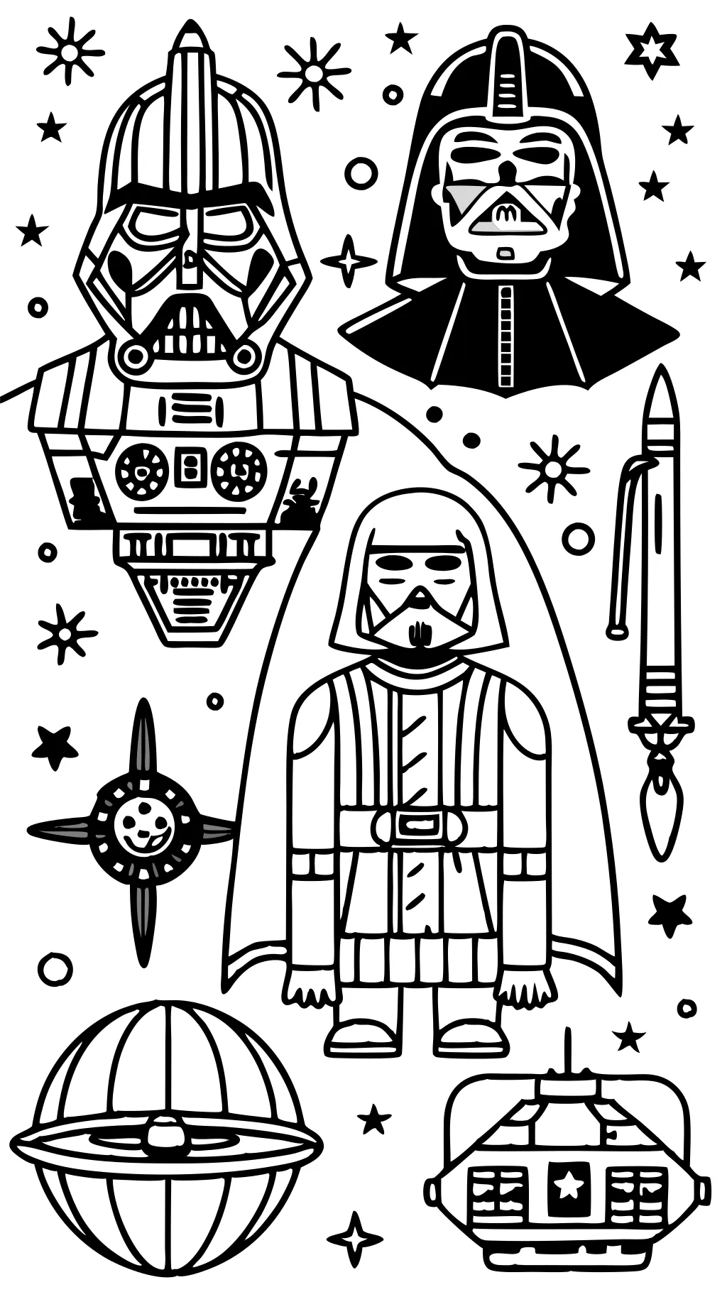 coloriages Star Wars gratuitement